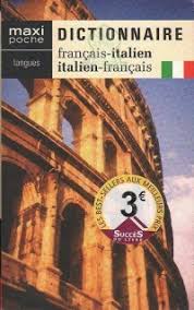 Dictionnaire français-italien italien-français Maxi poche langues